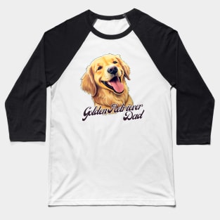 Golden Retriever Dad T-Shirt - Dog Lover Gift, Pet Parent Apparel Baseball T-Shirt